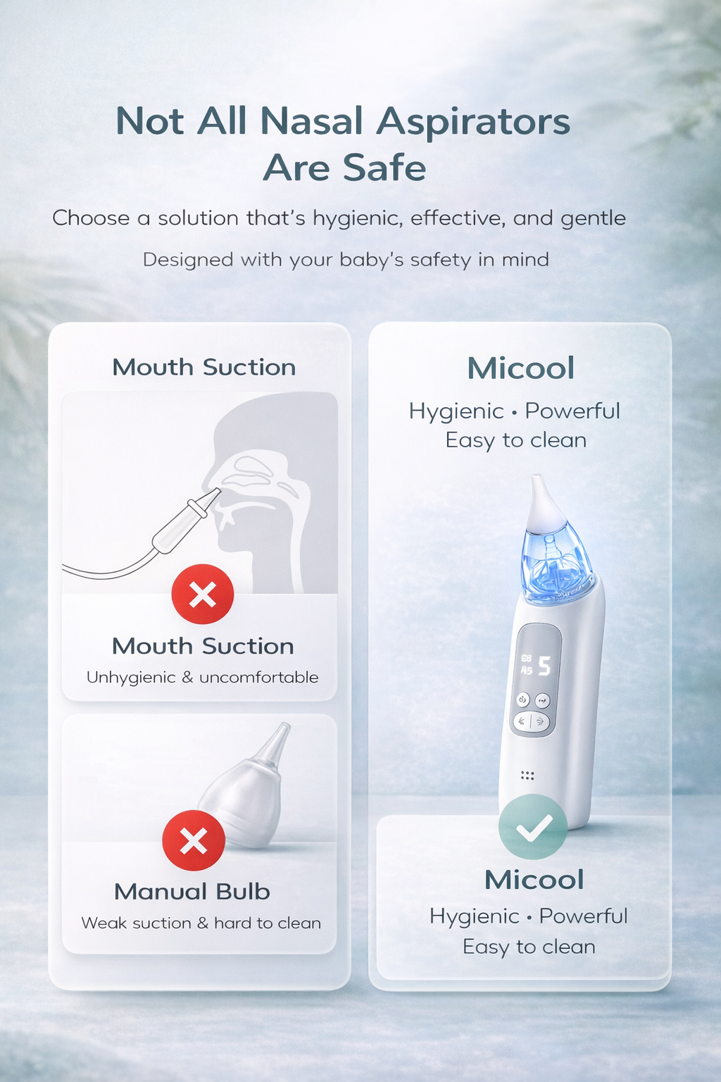 Micool Baby Nose Aspirator