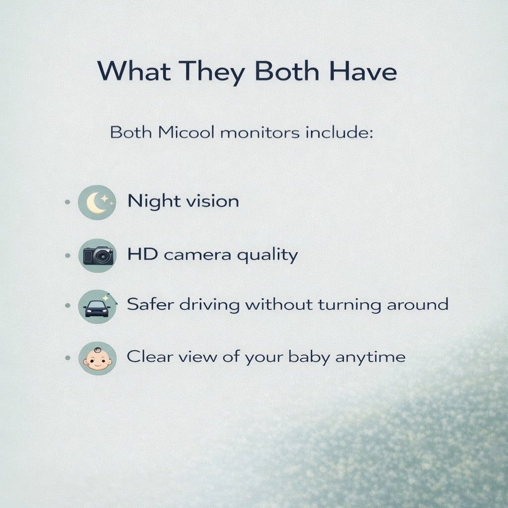 Dual Baby Car Monitor