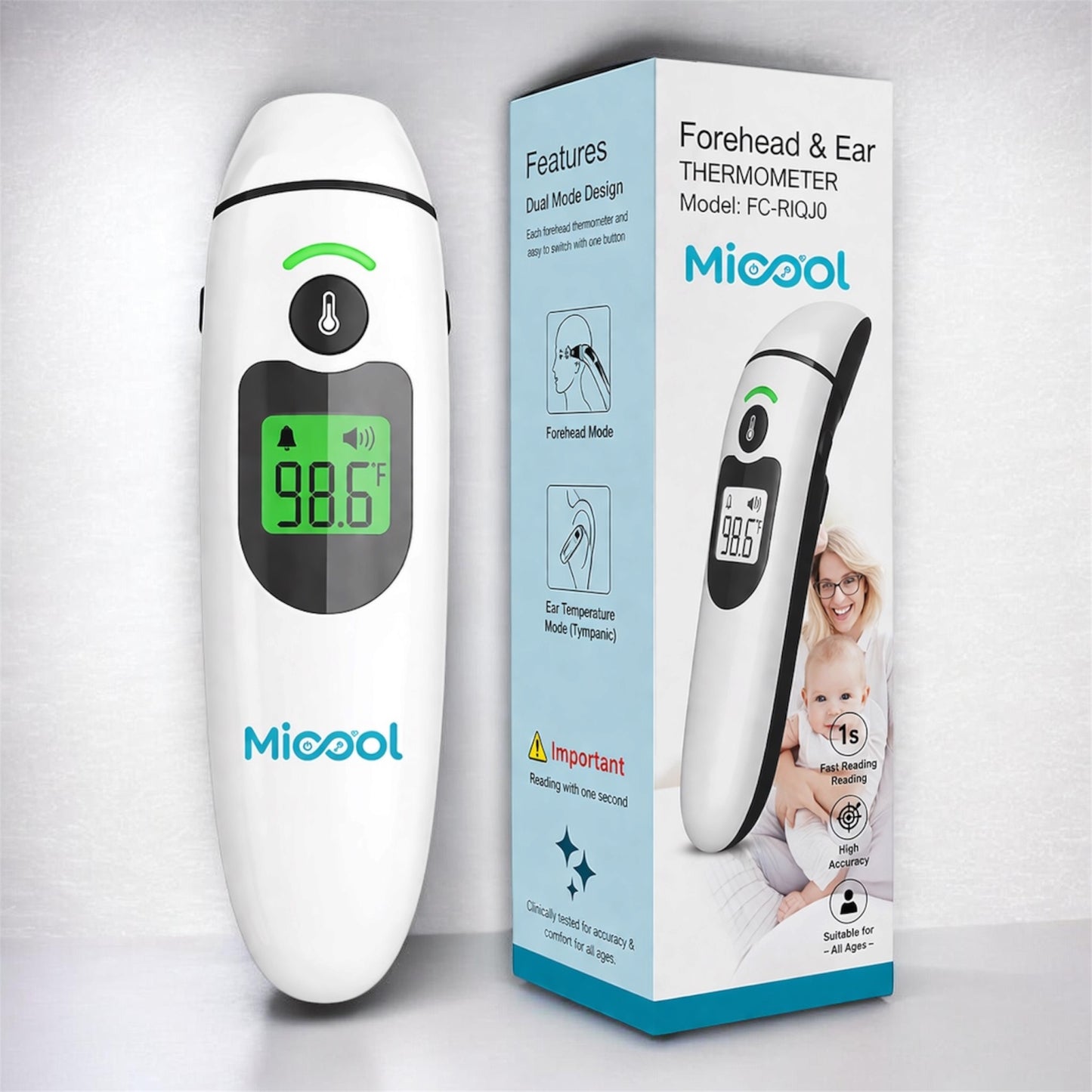 Micool 2 in 1 Thermometer