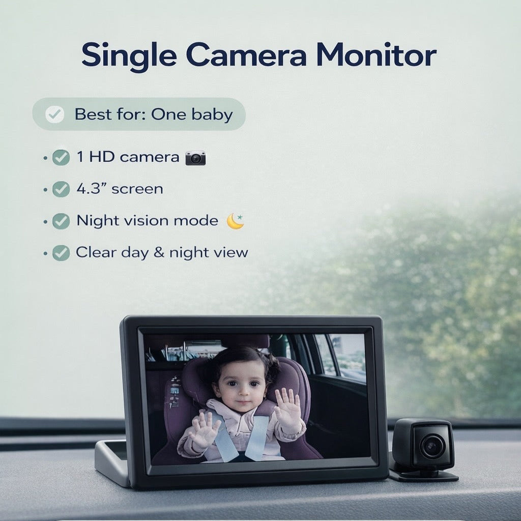 Dual Baby Car Monitor