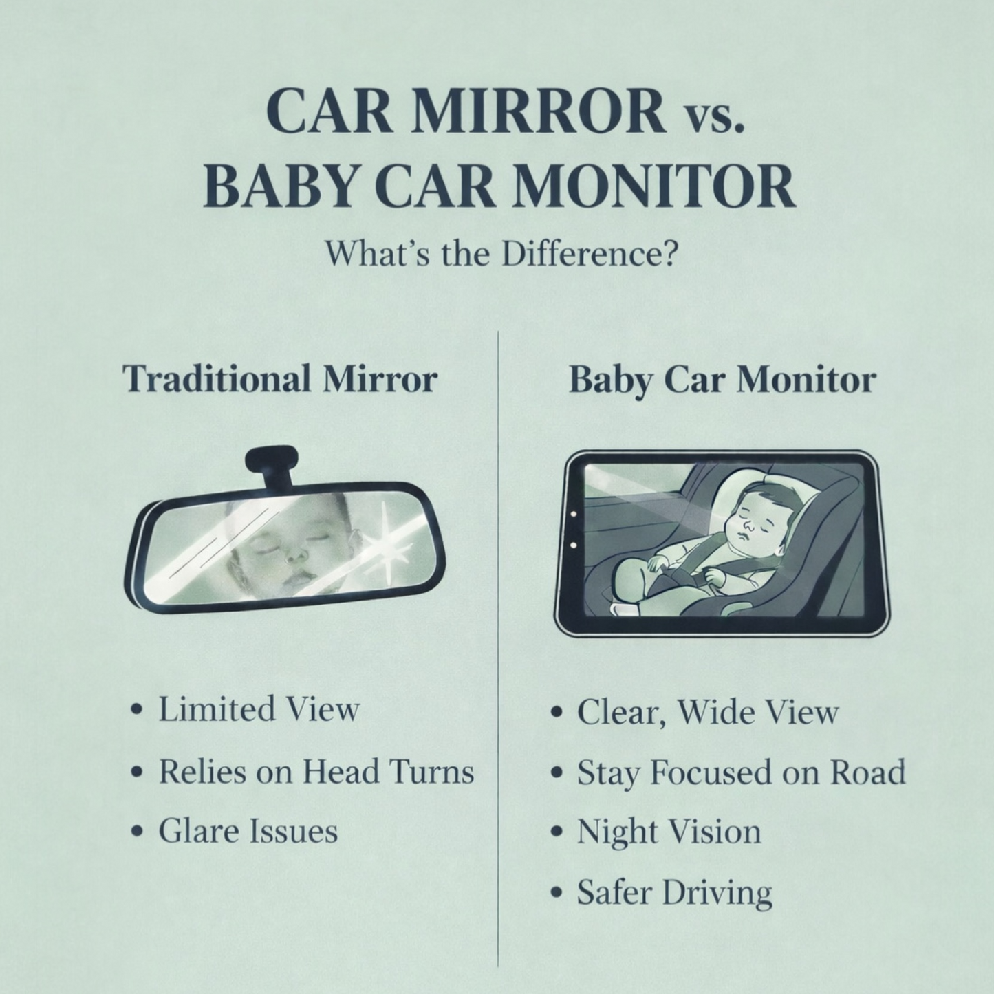Micool Baby Car Monitor