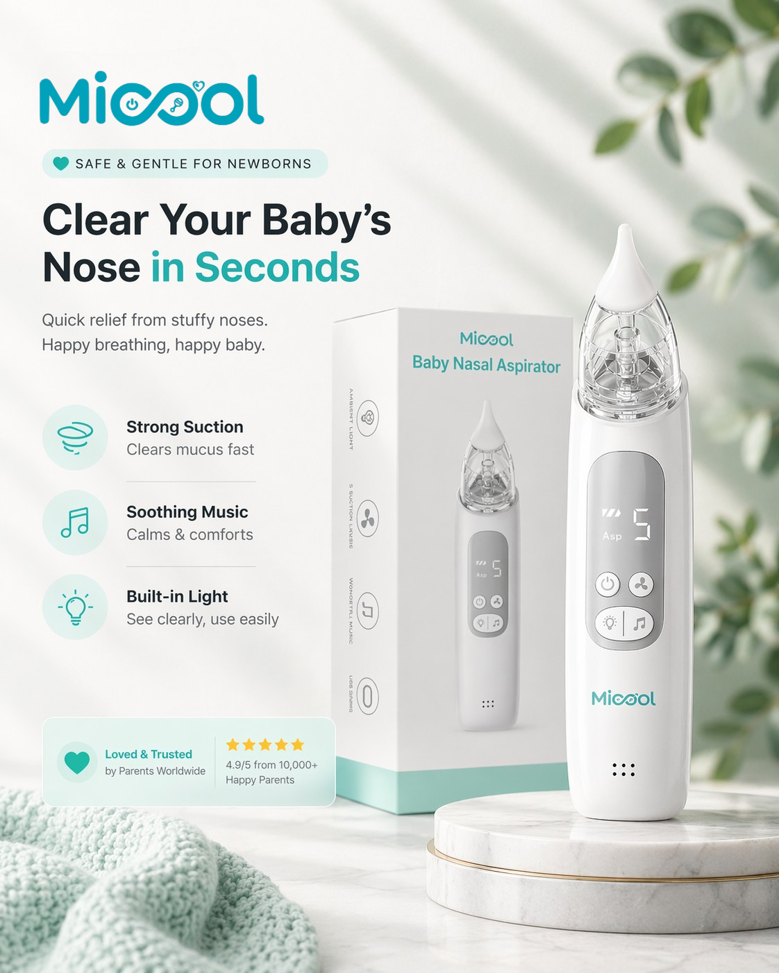 Micool Baby Nose Aspirator