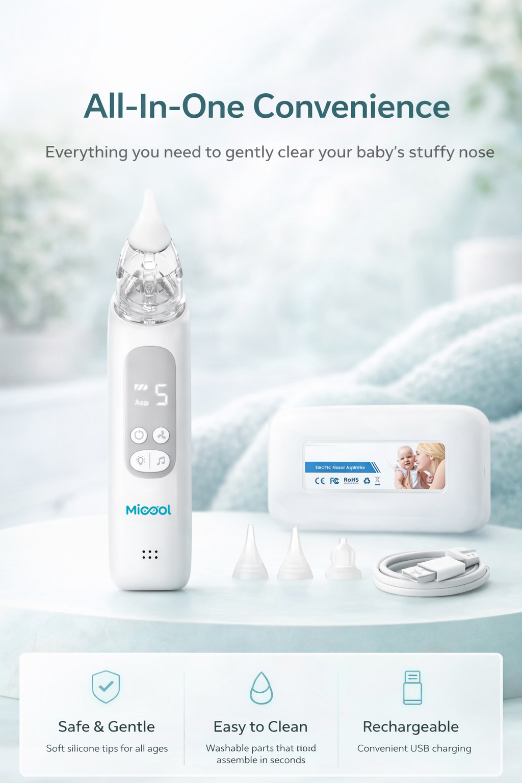 Micool Baby Nose Aspirator